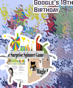 Google birthday surprise spinner games