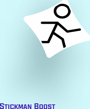 Running stick man game